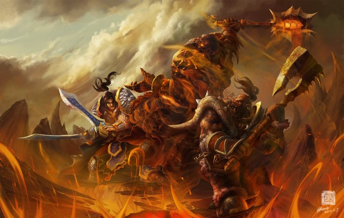 Kan Liu and Orcs from Warcraft