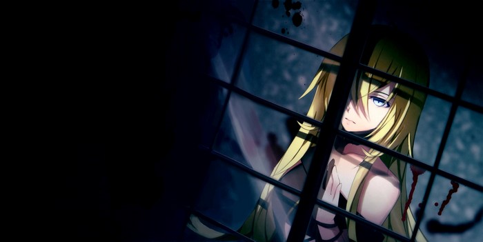 4K anime artwork of Yuuki Kira behind a window