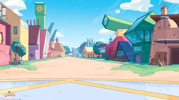 Steven Universe Beach City Street
