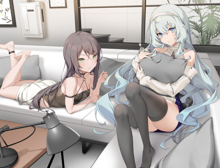 Anime Girls with Aqua and Brown Hair