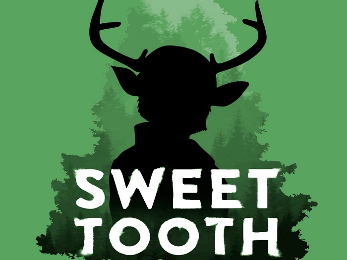 Sweet Tooth Silhouette with Antlers