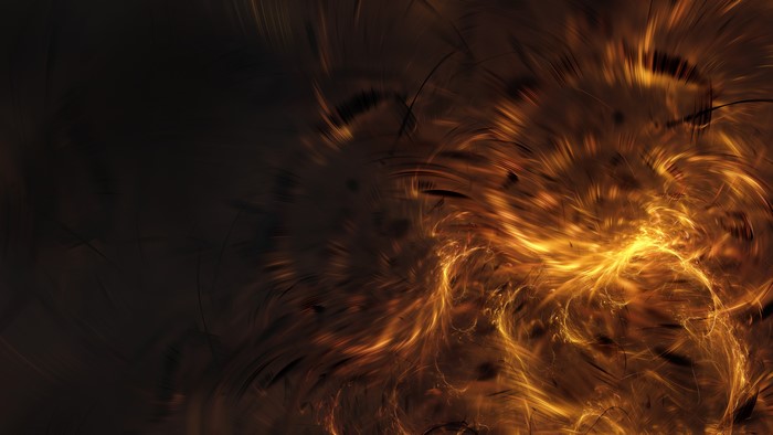 4K Abstract Fire Fractal