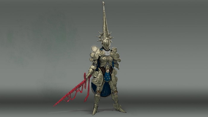 Crisanta of the Wrapped Agony from Blasphemous concept art