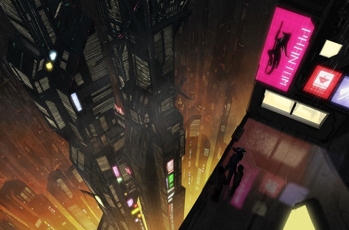 4K Furry Anthro Cityscape at Night