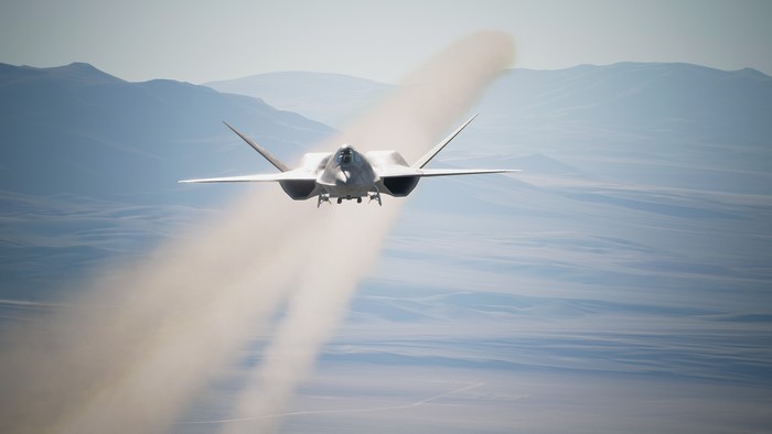 4K Northrop YF-23 jet fighter in Ace Combat 7