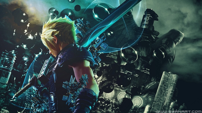 Cloud Strife and Sephiroth from Final Fantasy