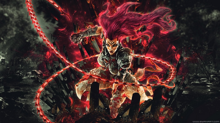Fury from Darksiders III in 4K