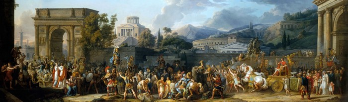 The Triumph of Consul Aemilius Paulus by Carle Vernet