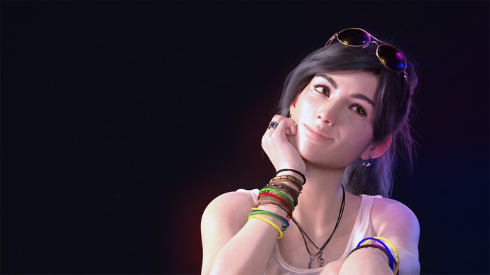 Sakirah Rodaun with sunglasses and bracelets