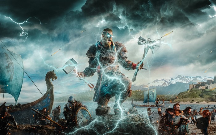 4K Viking Battle Scene from Assassin's Creed Valhalla