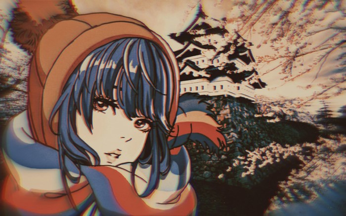 Rin Shima from Yuru Camp in Winter