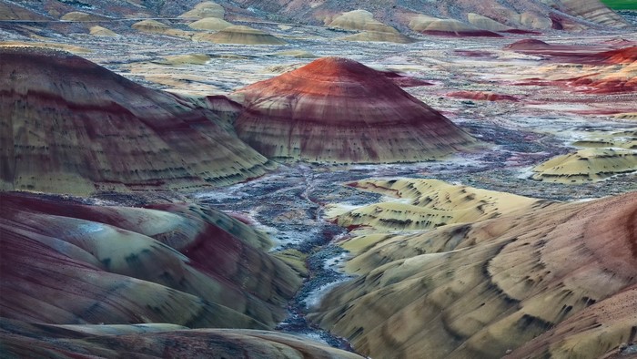 Painted Hills Landscape in Oregon, USA