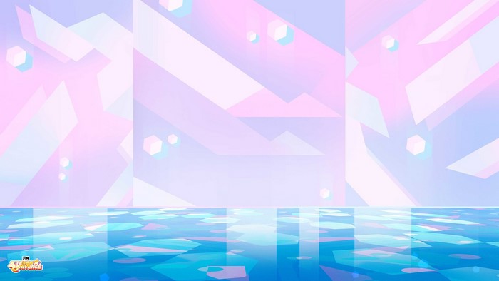 Steven Universe abstract background with geometric shapes