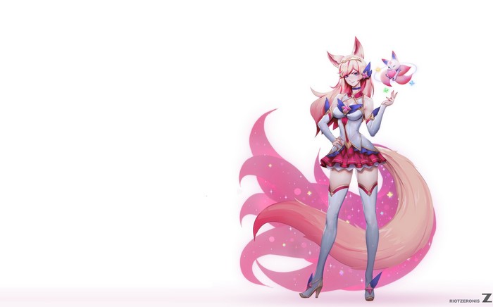 Ahri from League of Legends by Zeronis