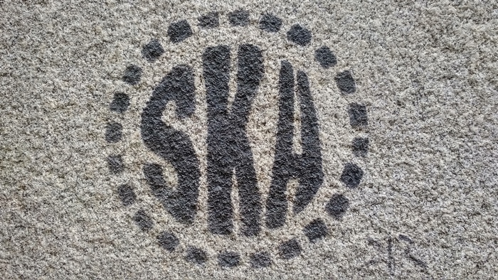 SMA logo on a doormat 4K