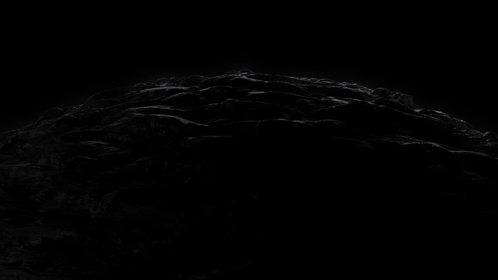 Dark textured surface in black and white