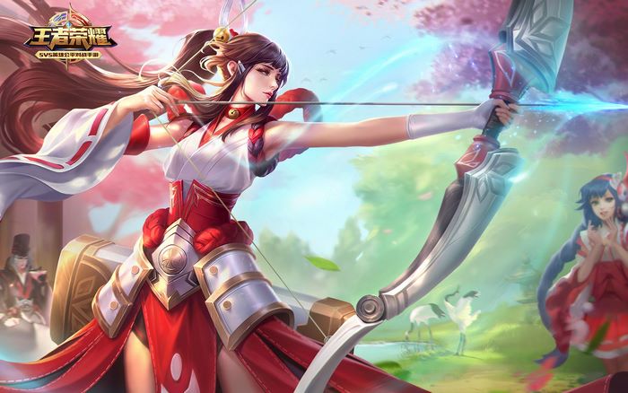 Honor Of Kings Archer Drawing Bow