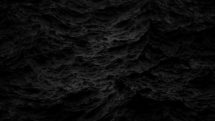 Monochrome Sea Waves Texture