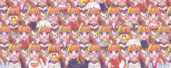 Kiryu Coco from Hololive anime collage