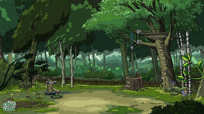 Craig of the Creek forest scene
