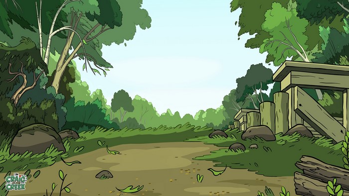 Cartoon Network Craig of the Creek forest path