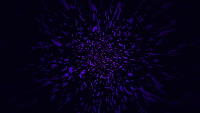 Abstract purple shapes on dark background