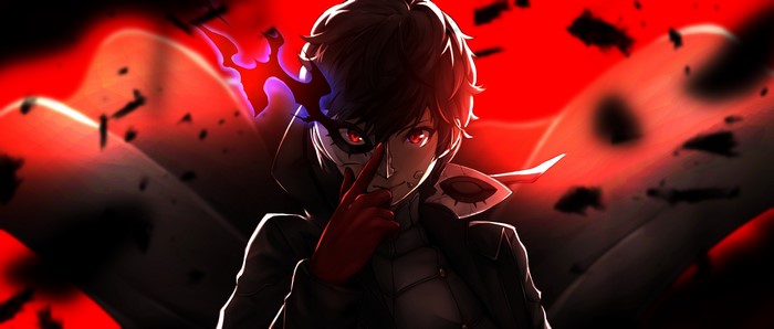 Protagonist from Persona 5 with mask