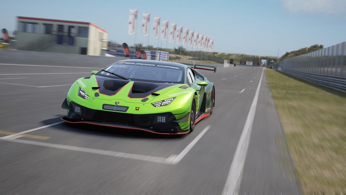 Lamborghini Huracan GT3 EVO on Assetto Corsa Competizione track