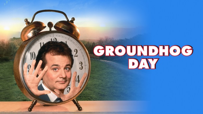 Groundhog Day Movie Poster with Bill Murray