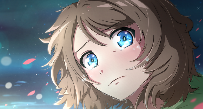 Watanabe You from Love Live! Sunshine!! crying