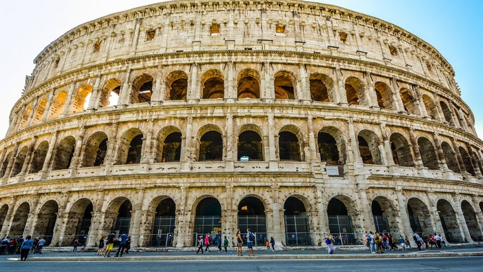 The Colosseum in Rome, Italy