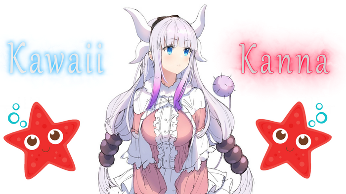 Kanna Kamui from Kobayashi-san Chi no Maid Dragon with starfish