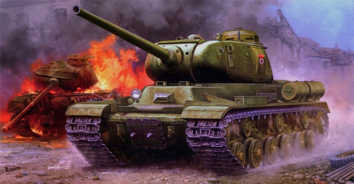 IS Tank Family 4K Soviet War Scene
