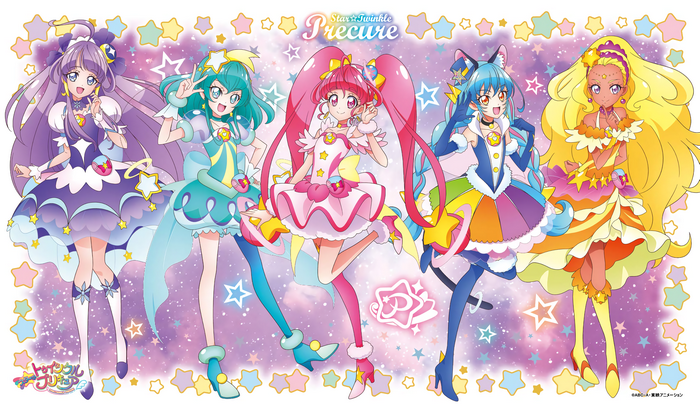 Star Twinkle Precure anime girls with stars