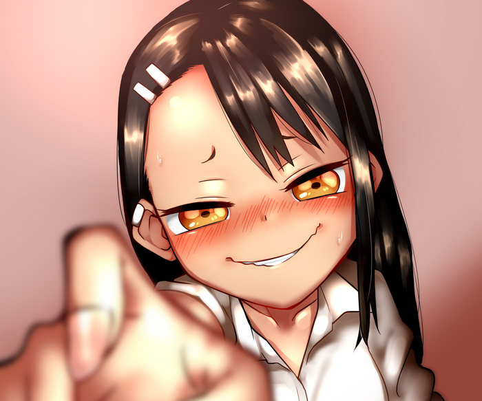 Hayase Nagatoro pointing forward