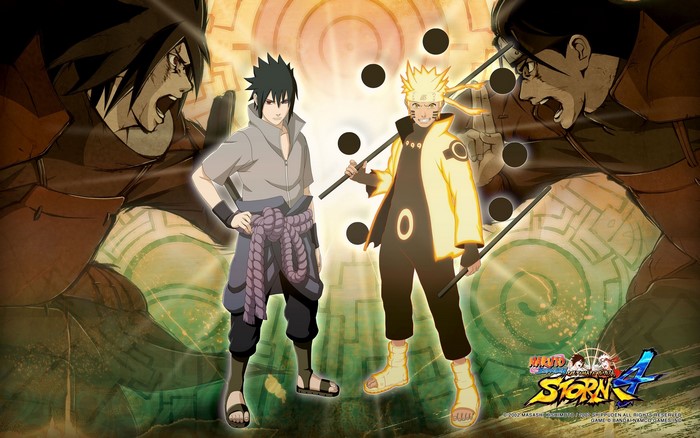 Naruto and Sasuke from Naruto Shippuden Ultimate Ninja Storm 4