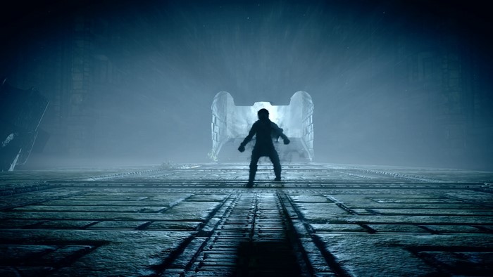 Wander from Shadow of the Colossus in a dark chamber