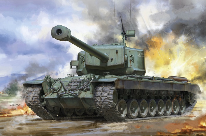 T29 Heavy Tank in combat 4K