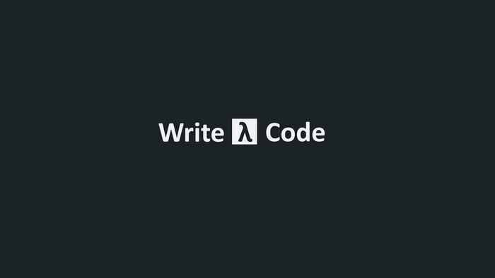 Write Lambda Code text