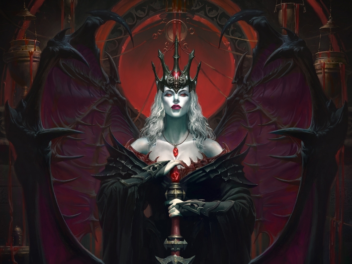 Diablo Immortal Demon Queen with Sword