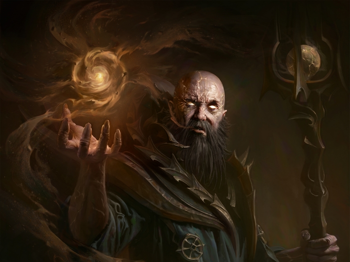 Diablo Immortal Wizard casting a spell