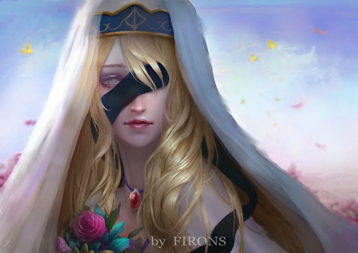 Sword Maiden from Goblin Slayer fan art