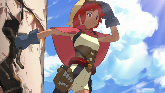 Sara from Eden looking out over a landscape