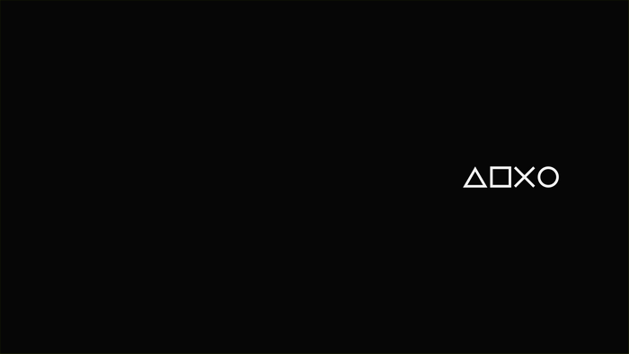PlayStation Symbols 4K Minimalist