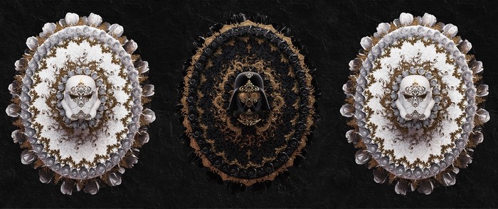 Stormtrooper and Darth Vader mandalas