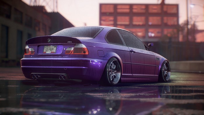 Purple BMW M3 Tuner Car