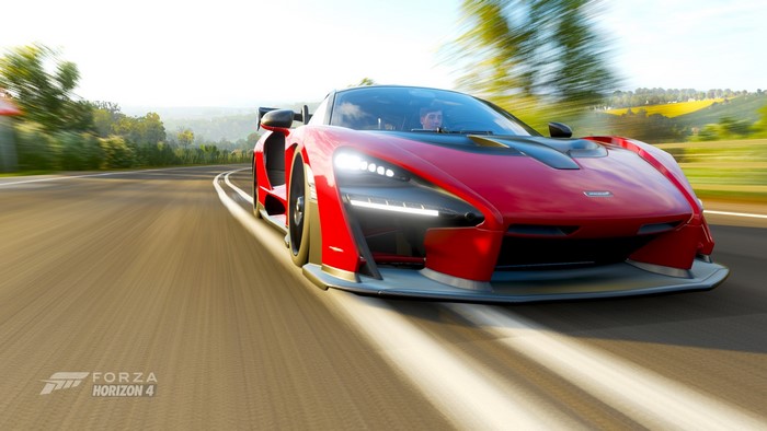 McLaren Senna GTR driving in Forza Horizon 4
