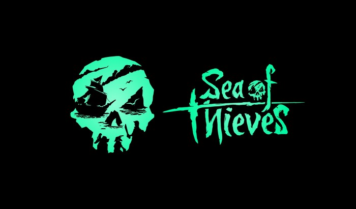 Sea of Thieves 4K Logotype with Skull
