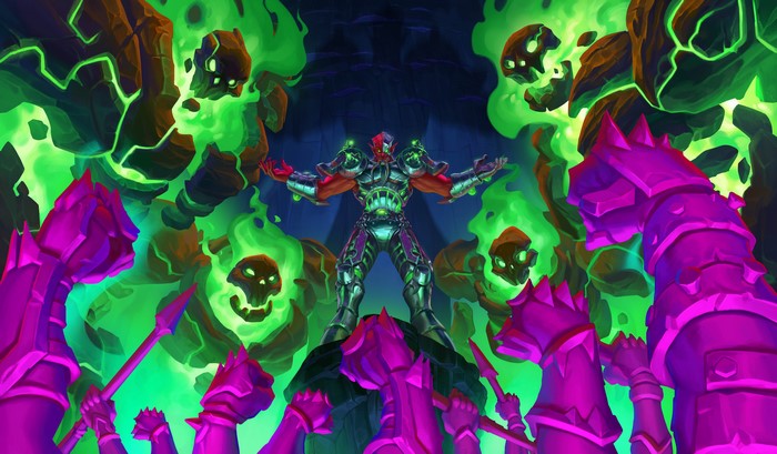 Hearthstone: Lord Jaraxxus surrounded by demons