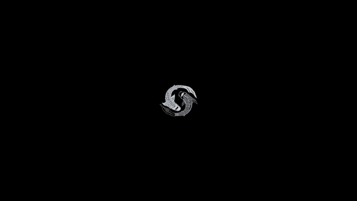 Yin Yang koi fish symbol